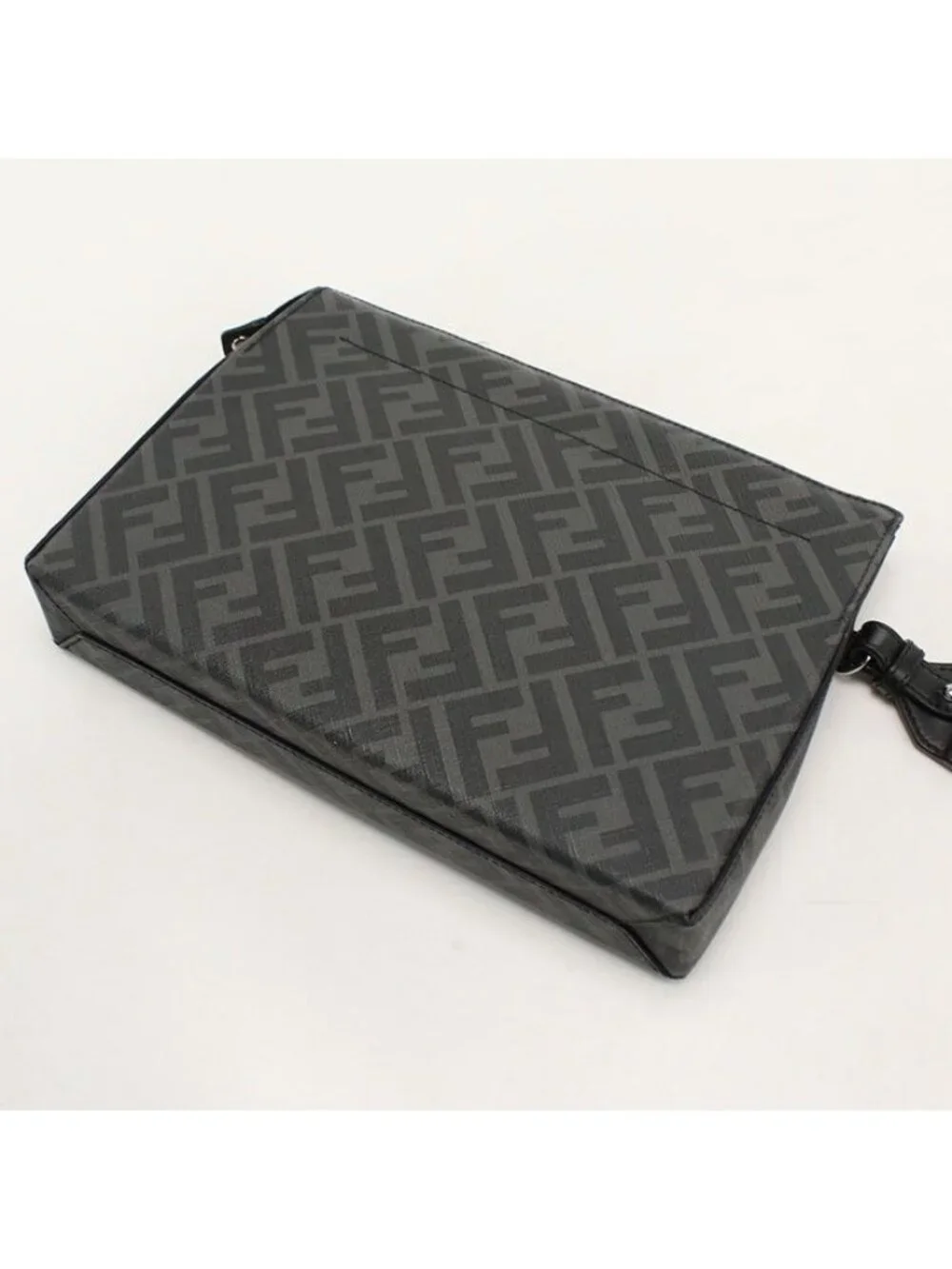 Fendi FF Canvas Clutch